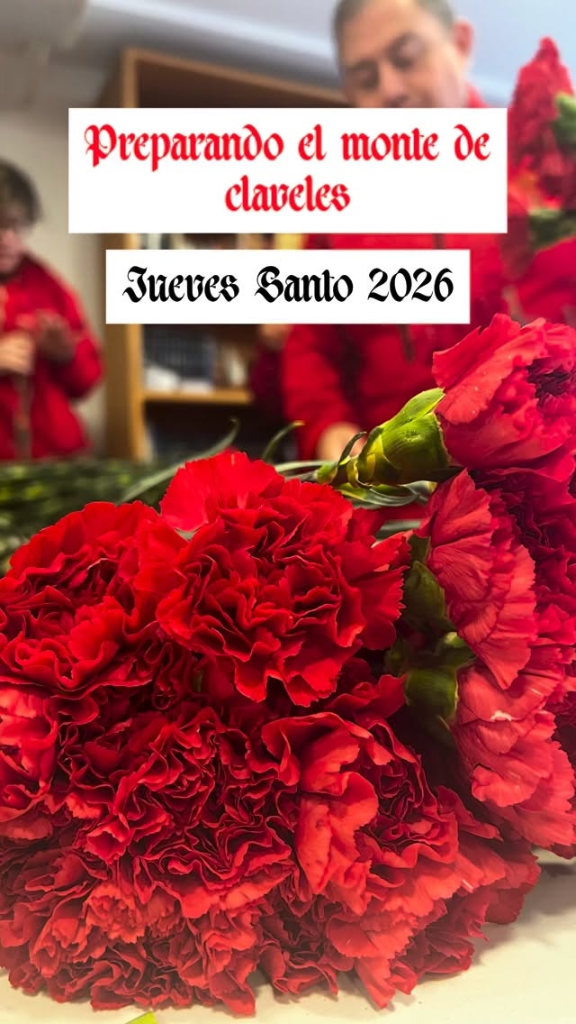 En la mañana de hoy, hemos estado preparando el monte de claveles para nuestro Sagrado titular, El Santísimo Cristo del Amor y de la Paz ❤️🕊️

@amamorypaz @hdadamorypaz #amorypaz #semanasantaguadalajara #claveles #juevessanto